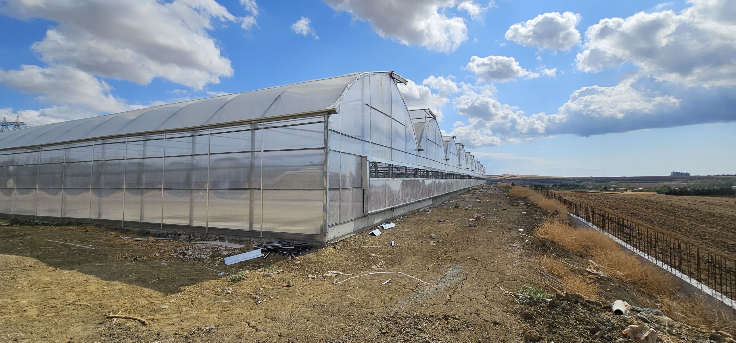 The completed exterior