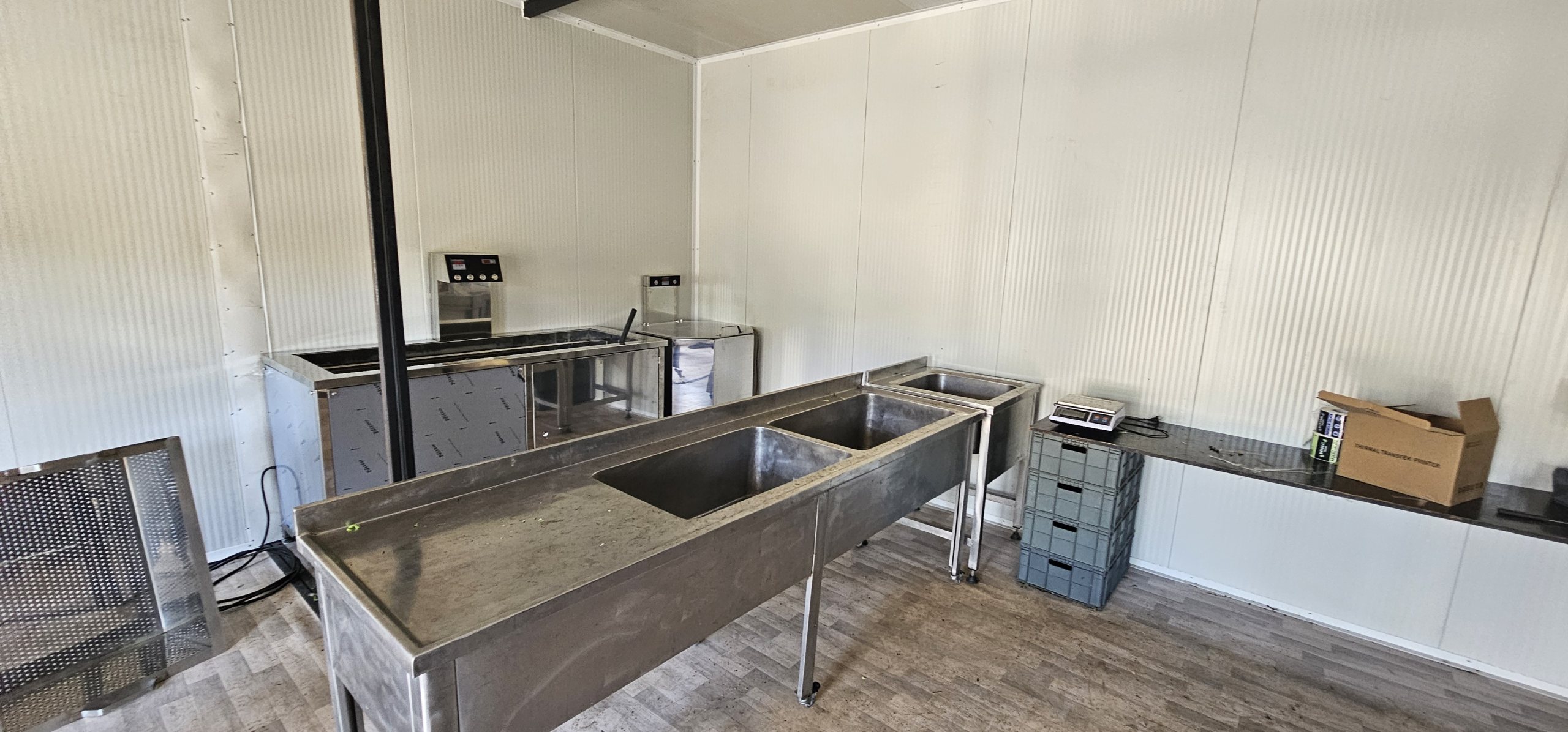 Cold room and packing area