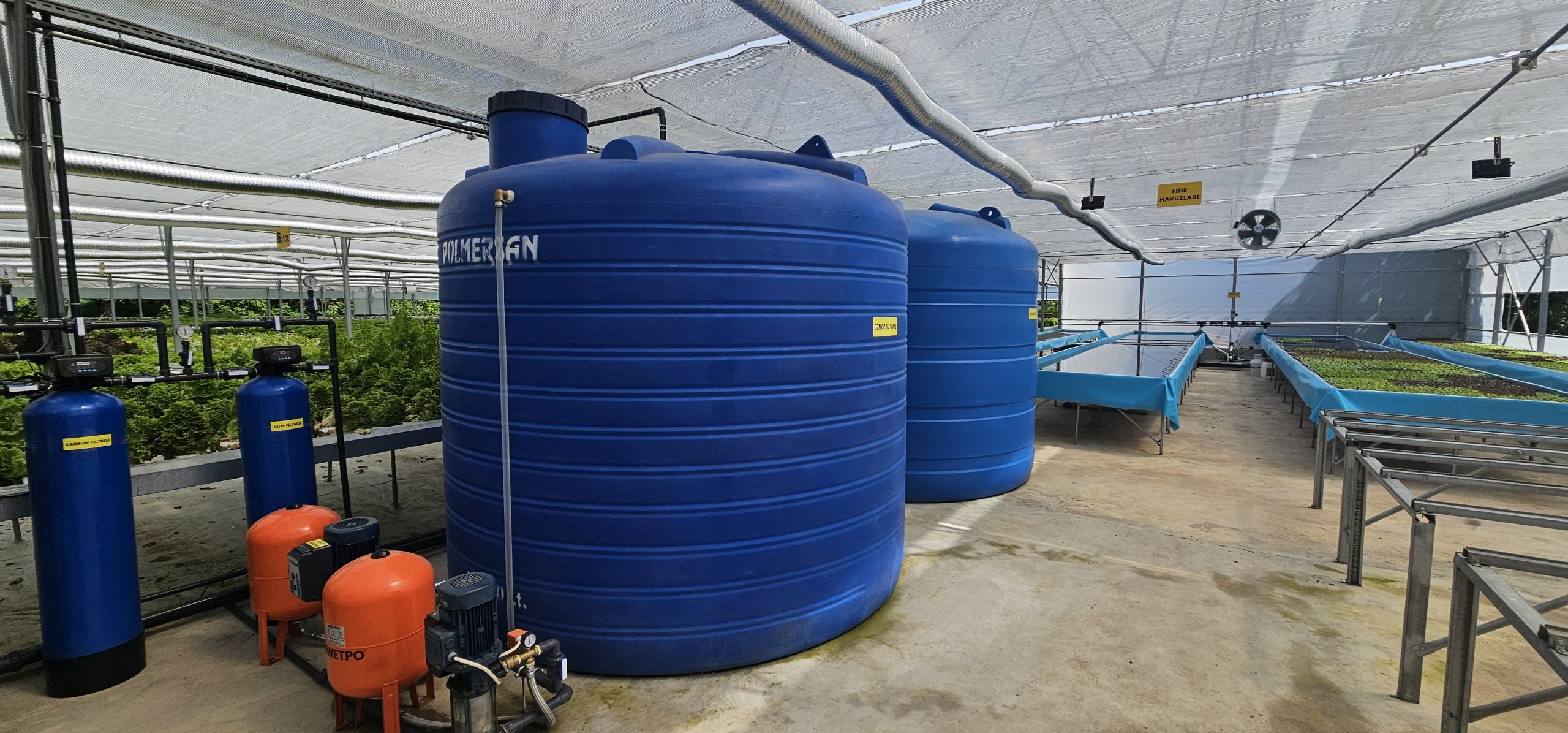 Water treatment and storage tanks
