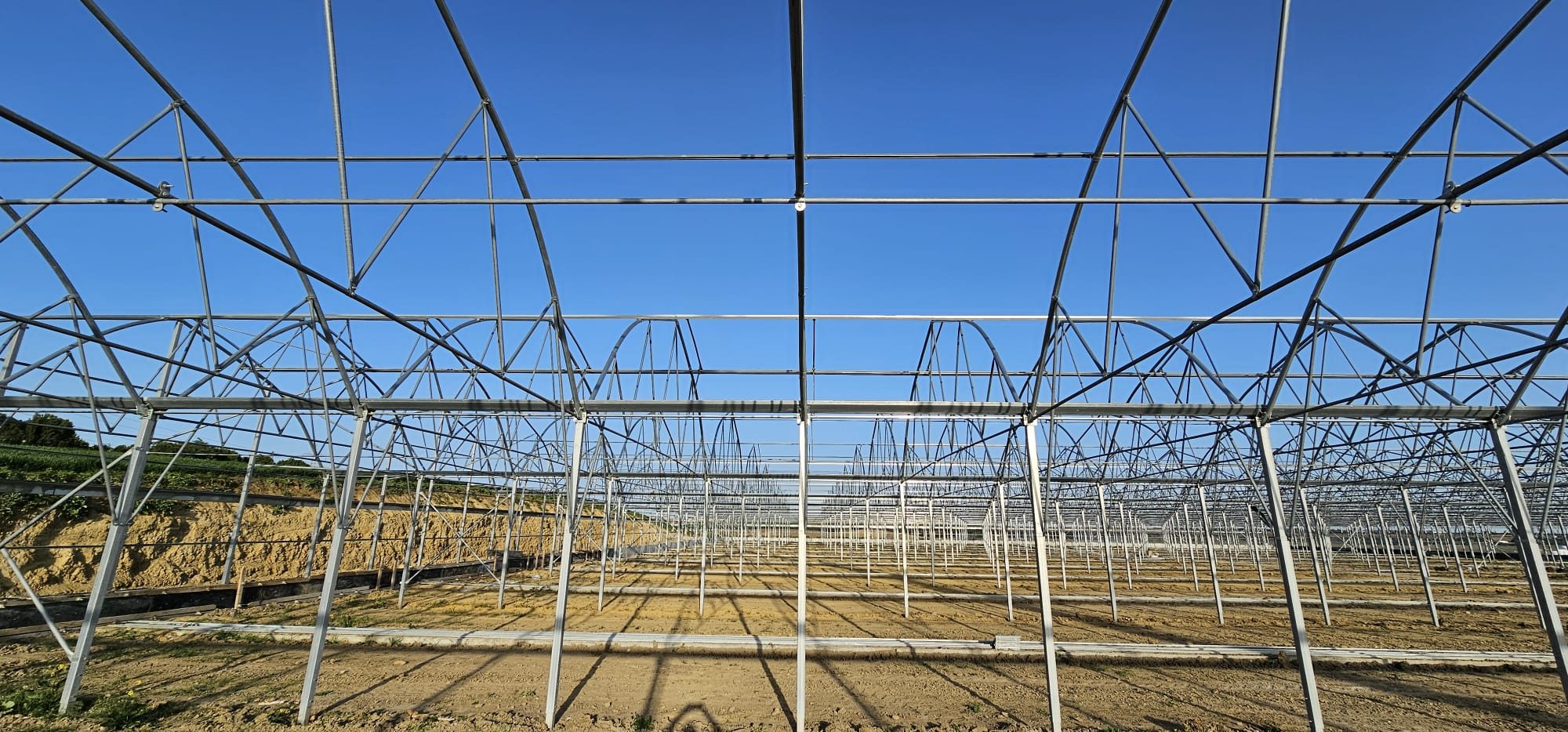 Span framing across the site
